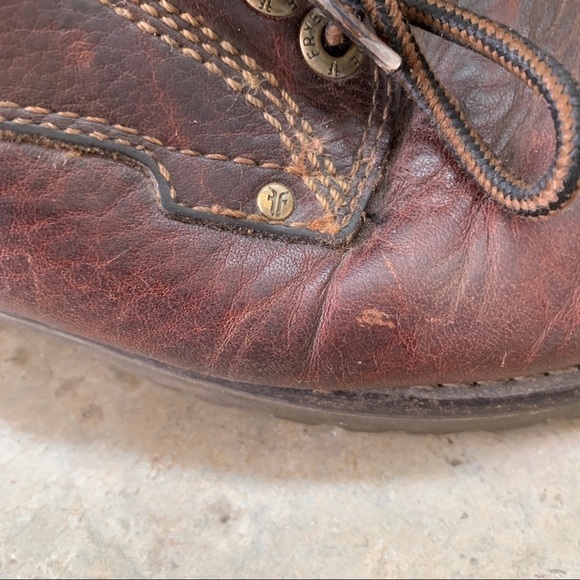 Frye Hunter Lace Leather Lace Up Casual Shoes Size 8.5 - Picture 8 of 14